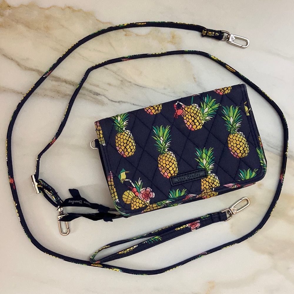 Vera Bradley Toucan Party 3-in-1 Crossbody/Wristlet Wallet